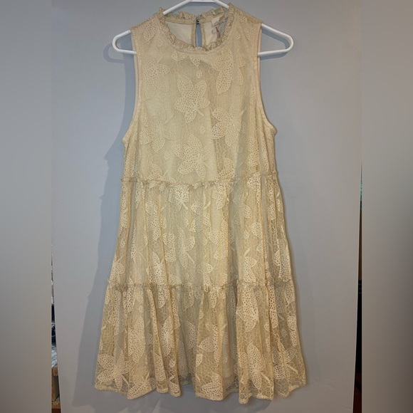 Cream Lace Dress *Never worn - Picture 1 of 2